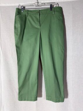 Talbots The Perfect crop Mint Green  Pants Size 8P